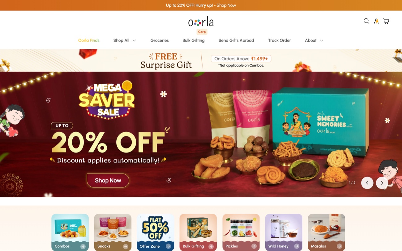 Oorla — a Shopify store designed and built by Cobay
