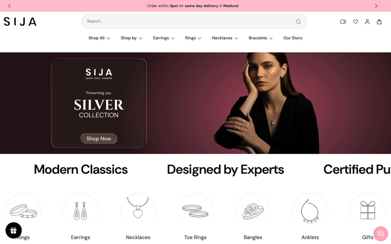 SIJA — a Shopify store designed and built by Cobay